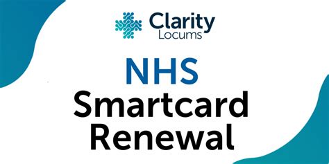 renew nhs smartcard